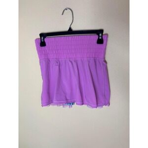 The Bubble‎ Purple Athletic Skort Tennis Golf Gingham Shorts Pockets Activewear